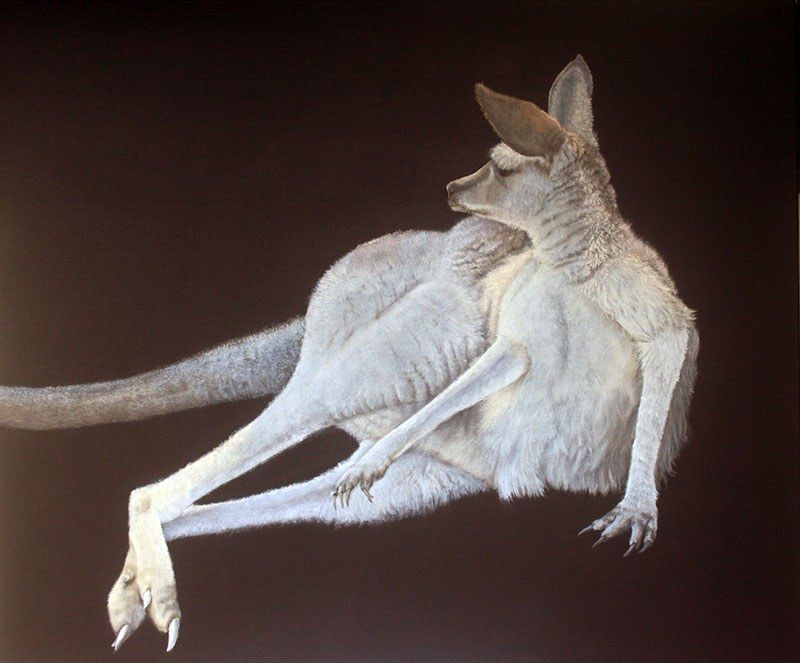 Just Lying around, acrylic on canvas, by James Ainslie