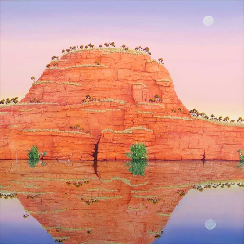 Simply Ord (aceous), acrylic on canvas, by James Ainslie