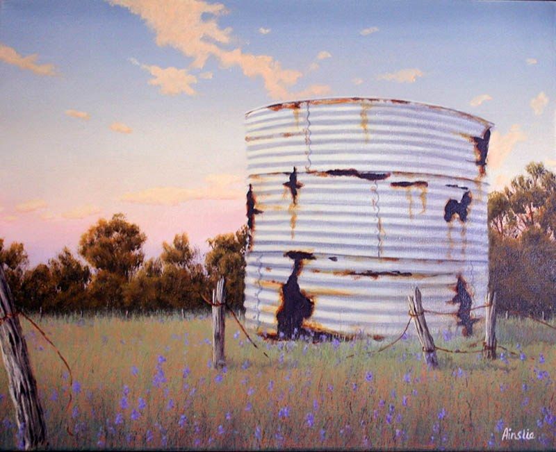 Evenings Soft Light, acrylic on canvas, by James Ainslie